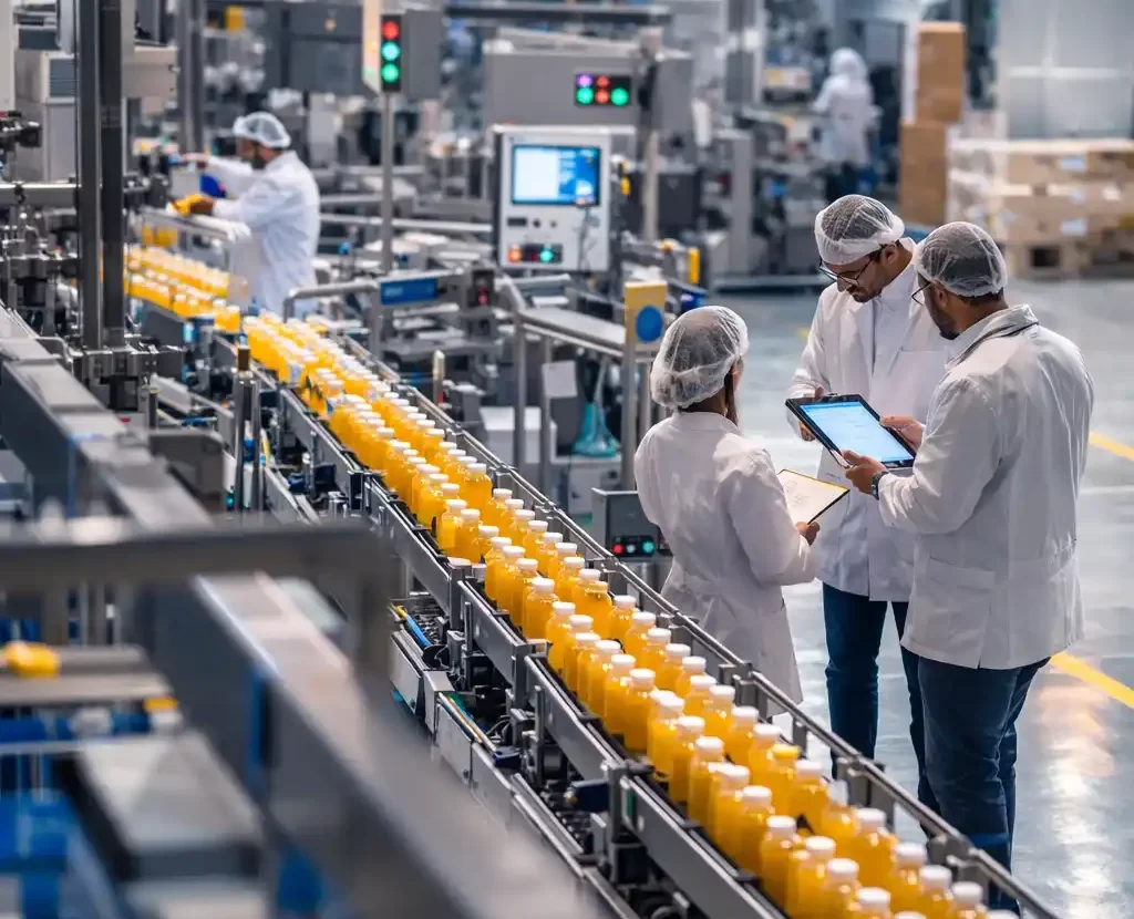 planta de producción de alimentos industria consumo masivo chile
