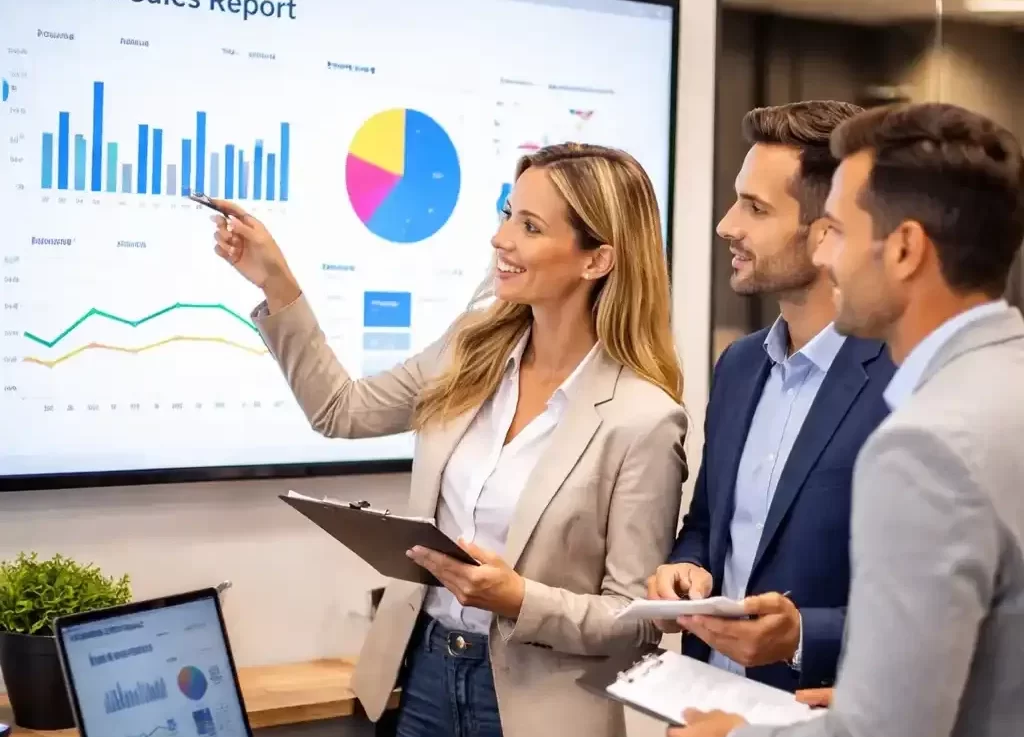 equipo analizando ventas retail en proceso de headhunter retail