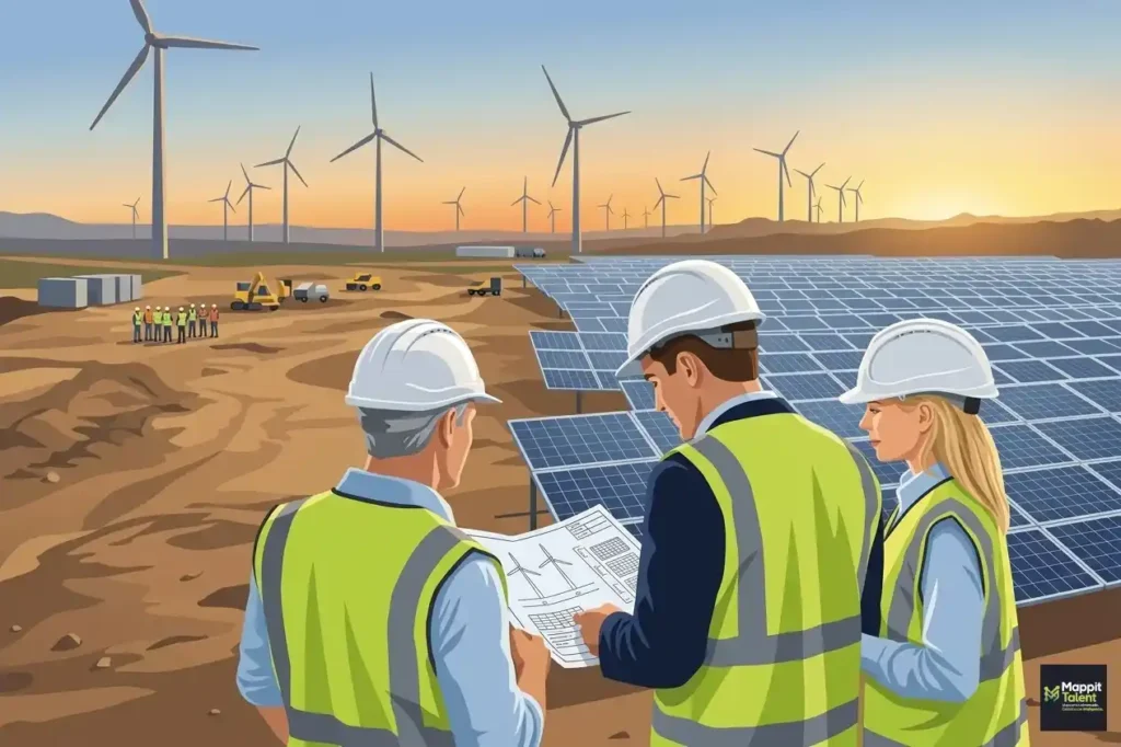 Dificultad para contratar talento en energías renovables en proyectos eólicos y solares en Chile